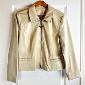Shari's Place Leather Full Zip Jacket